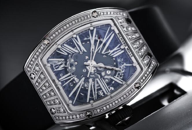 Replica Richard Mille RM 023 White Gold With diamond Watch Replica Richard Mille RM 023 White Gold With diamond Watch